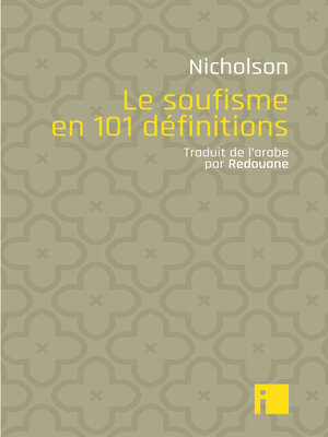 cover image of Le soufisme en 101 définitions
